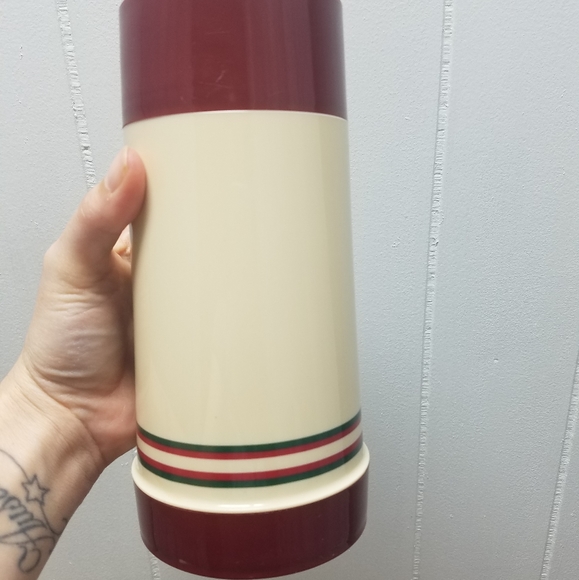 Vtg 70s Wide Mouth Aladdin Thermos- 10oz - Picture 2 of 11